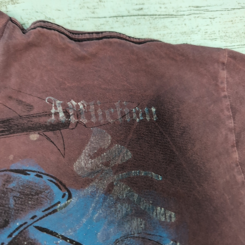 Affliction t-shirt Horiyoshi, HEROES & DEMONS Y2K X-Large. - Picture 3 of 12